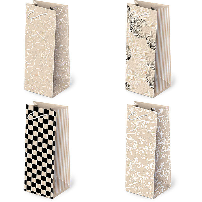 Torebki ozdobne al2 kraft set 1 grafika
