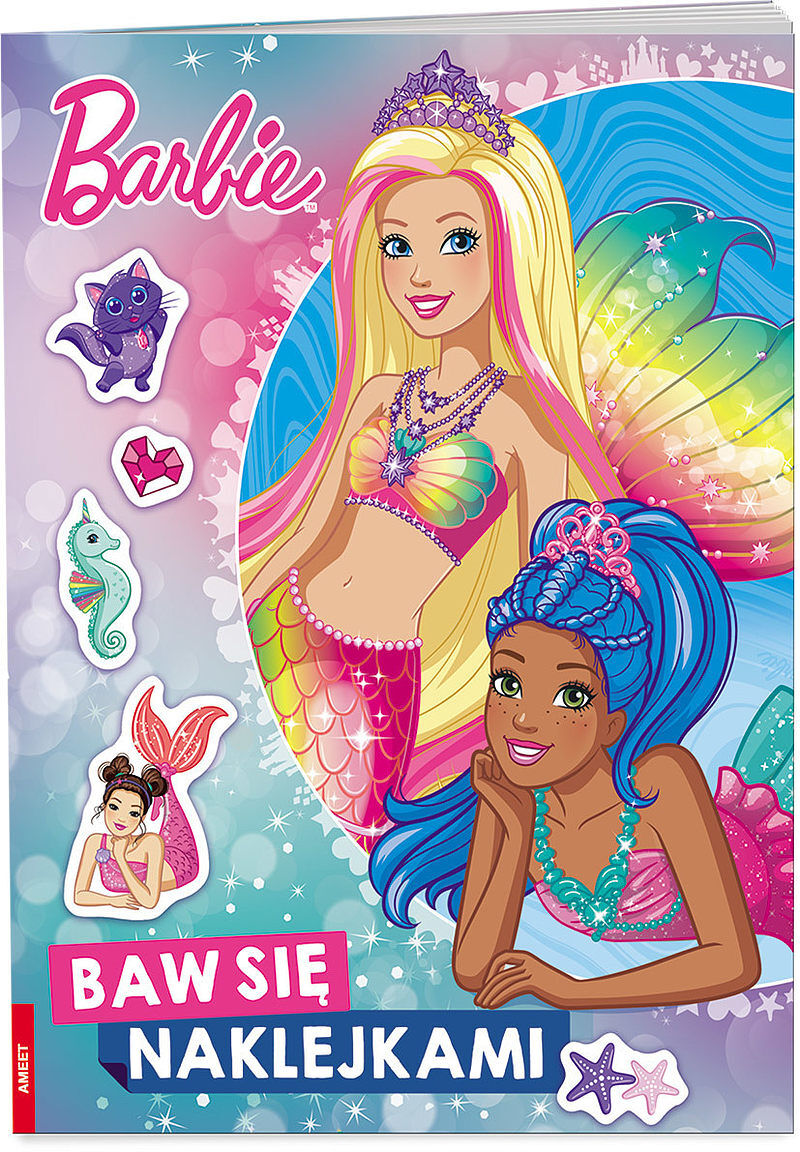 Barbie dreamtopia baw się naklejkami stj-1402