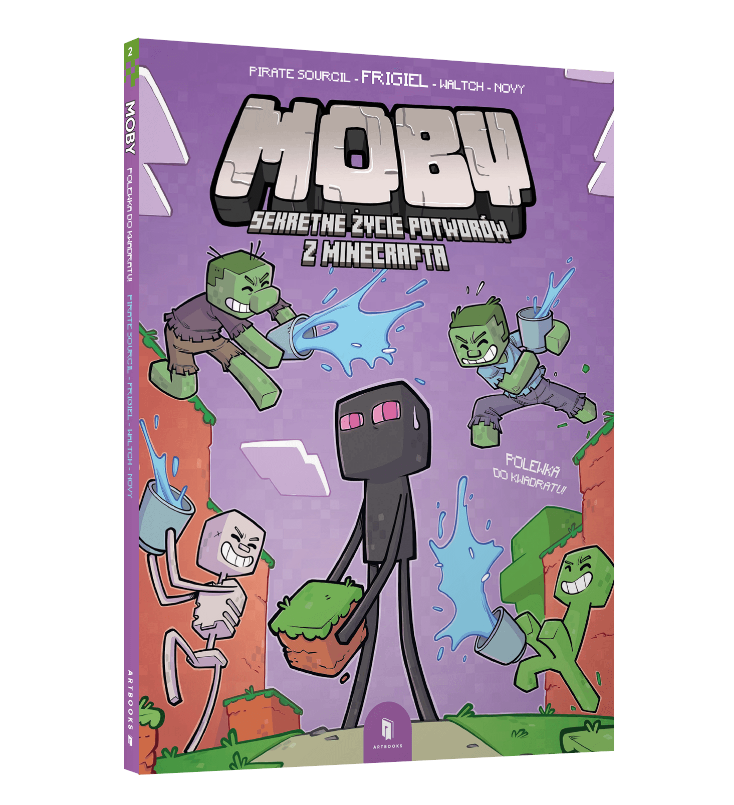 MOBY. Sekretne życie potworów z Minecrafta 2. Polewka do kwadratu