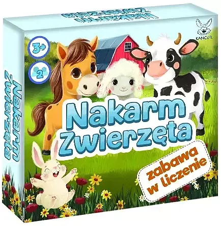 Gra nakarm zwierzęta zabawa w liczenie