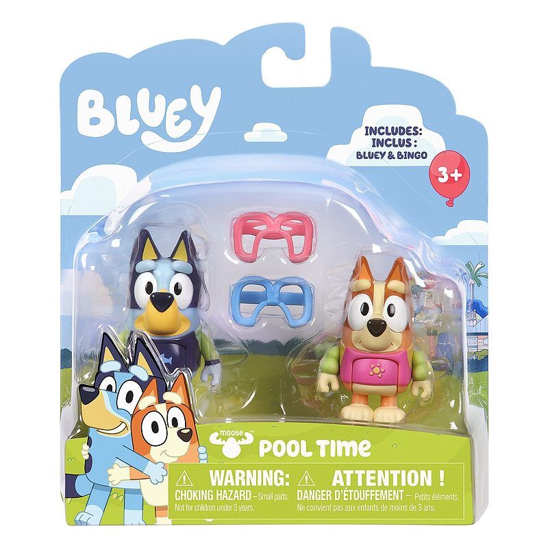 Figurki zabawa na basenie bluey blu13039 2pak
