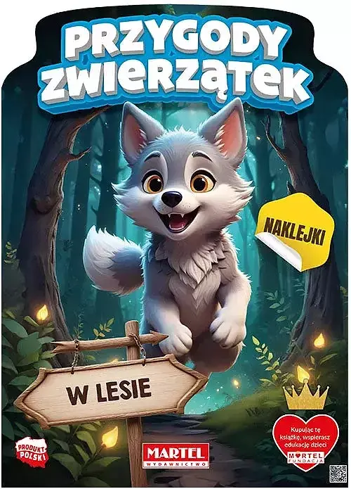 Przygody zwierzątek w lesie z naklejkami