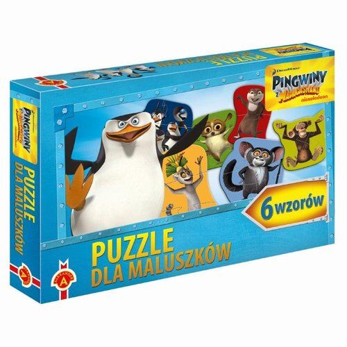 Puzzle dla maluszków Pingwiny z Madagaskaru