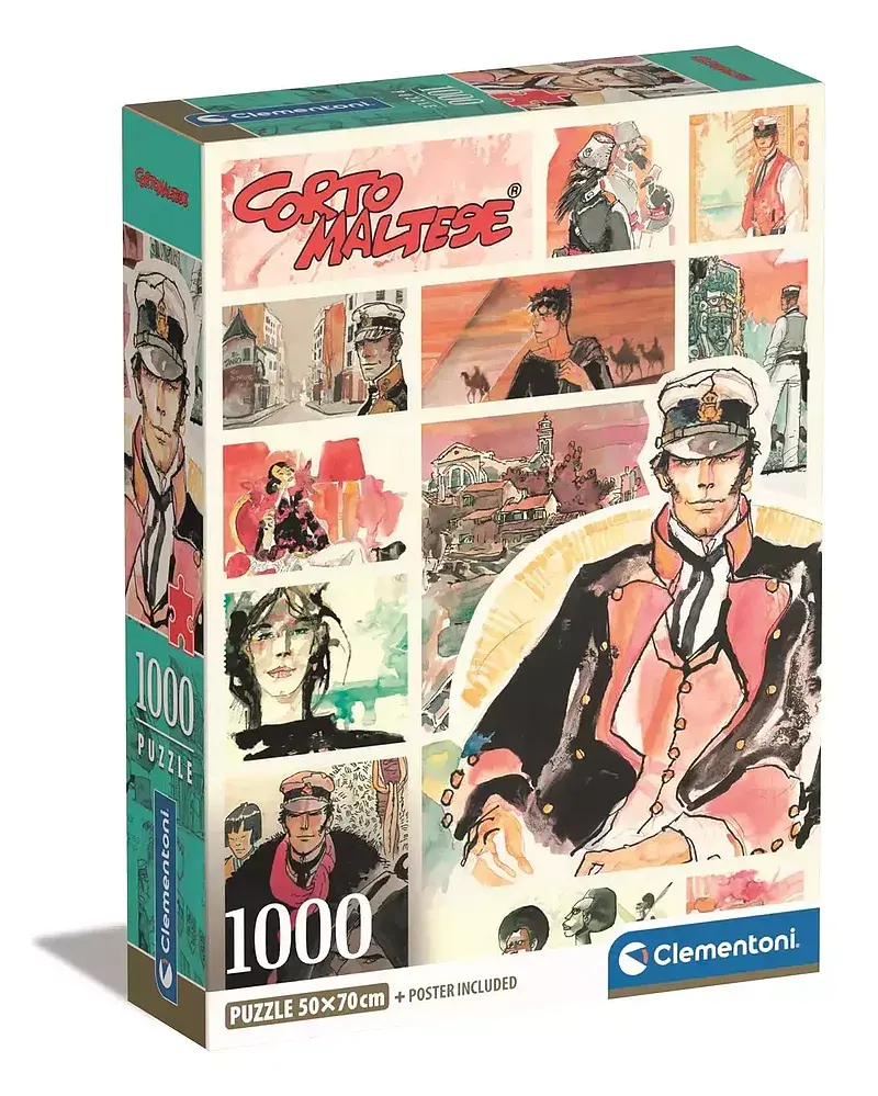 Puzzle 1000 compact corto maltese 39807