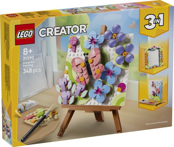 LEGO Creator 3w1 Dekoracyjny obraz z kwiatami 31390