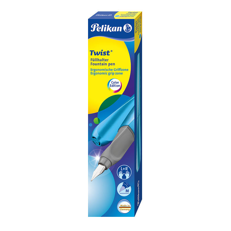 Pióro wieczne pelikan twist frosted blue