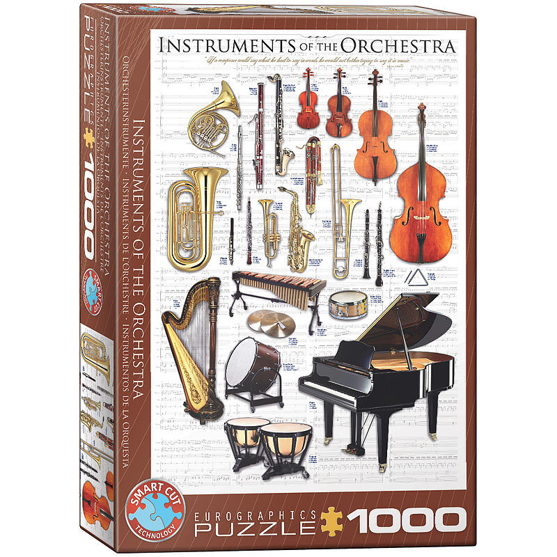 Puzzle 1000 instrumenty orkiestry 6000-1410