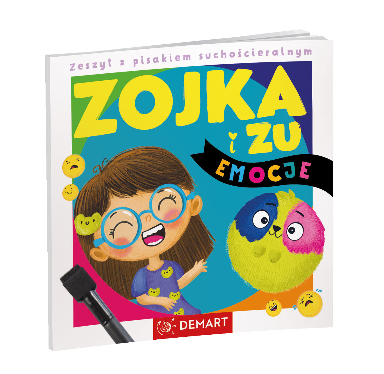 Zojka i Zu. eMOCje. Zeszyt z pisakiem suchościeralnym