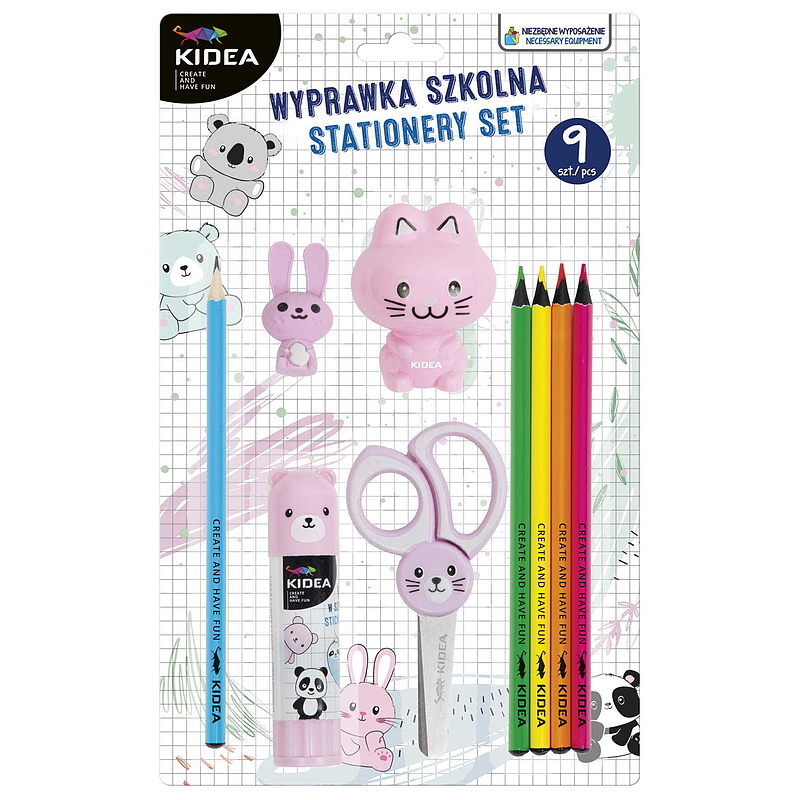 Wyprawka szkolna kidea zwierzaki