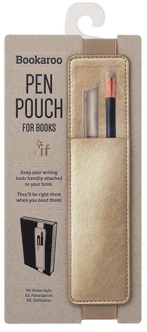 Bookaroo pen pouch - uchwyt na długopis złoty