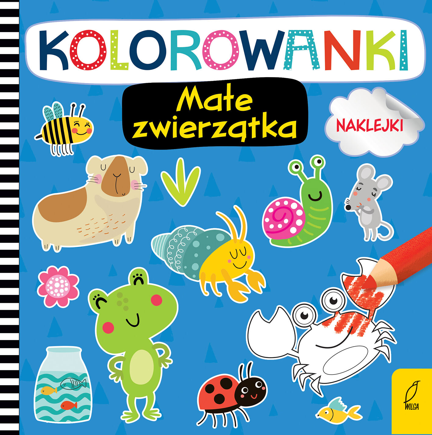 Kolorowanki z naklejkami. Małe zwierzątka