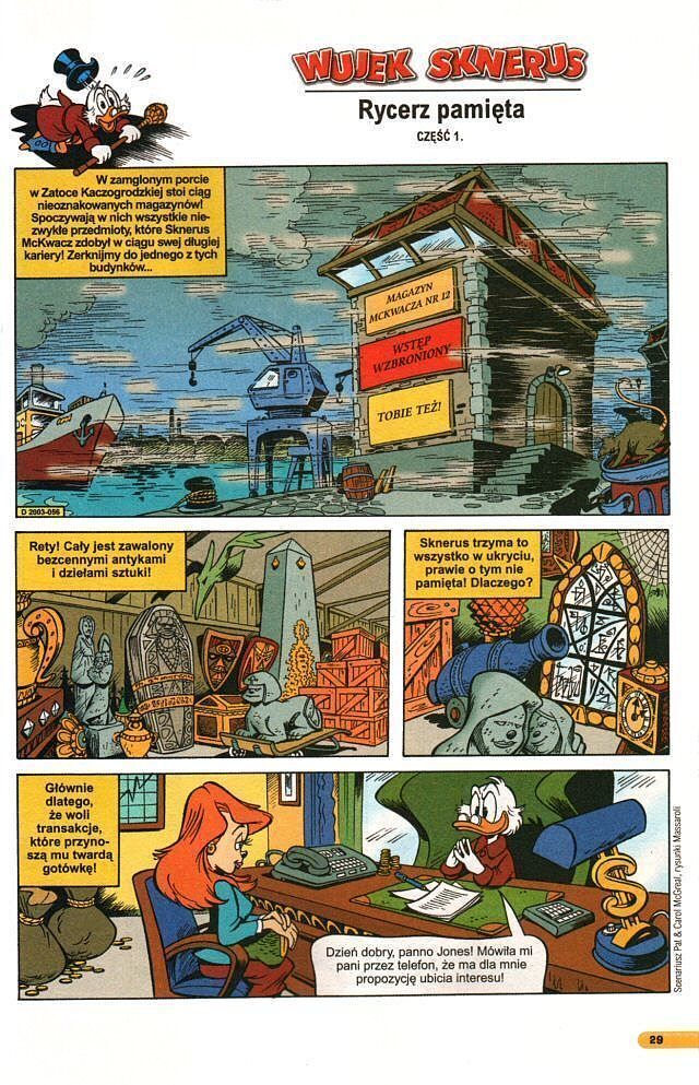 Kaczor Donald - Wydanie Specjalne - 10 - (6/2005) Dzielni rycerze