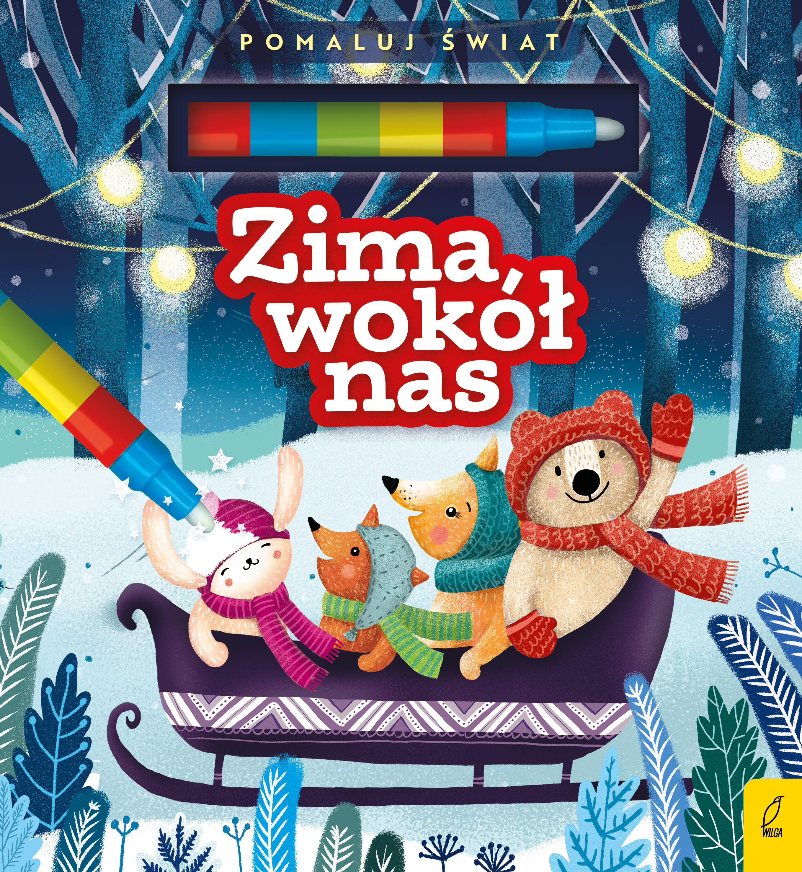 Flamaster wodny. Zima wokół nas
