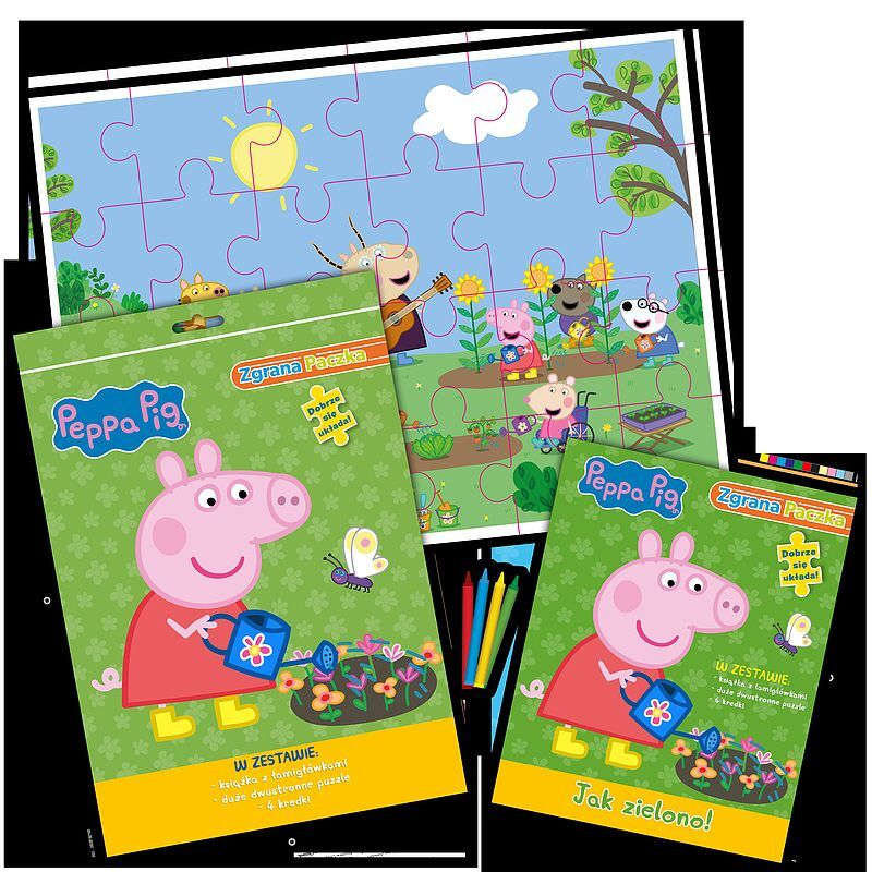 Peppa Pig Zgrana paczka cz. 3 Peppa gra w zielone!