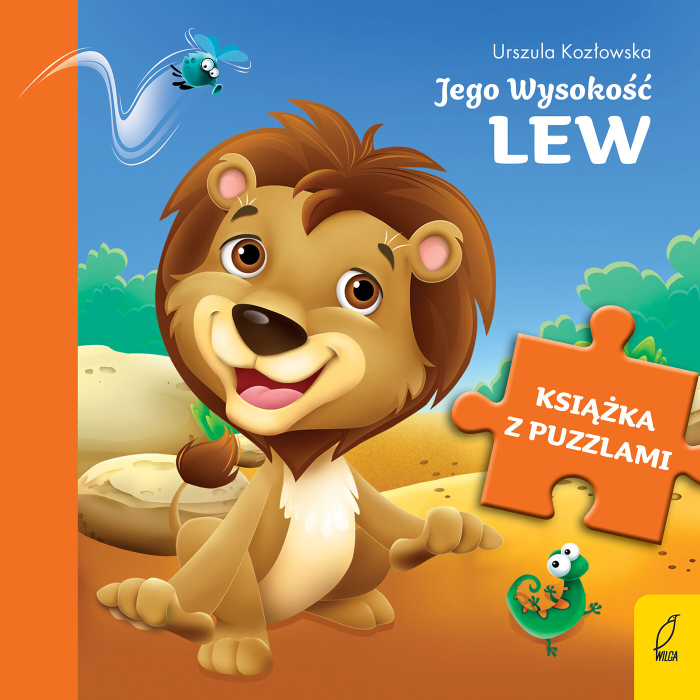 Książka z puzzlami. Jego Wysokość lew