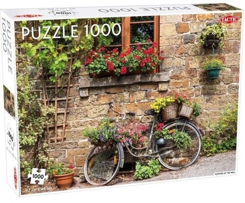 Puzzle Flowers at the wall 1000