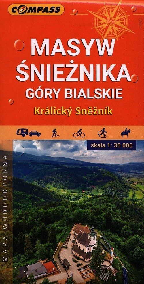 Masyw Śnieżnika Góry Bialskie mapa 1:35 000