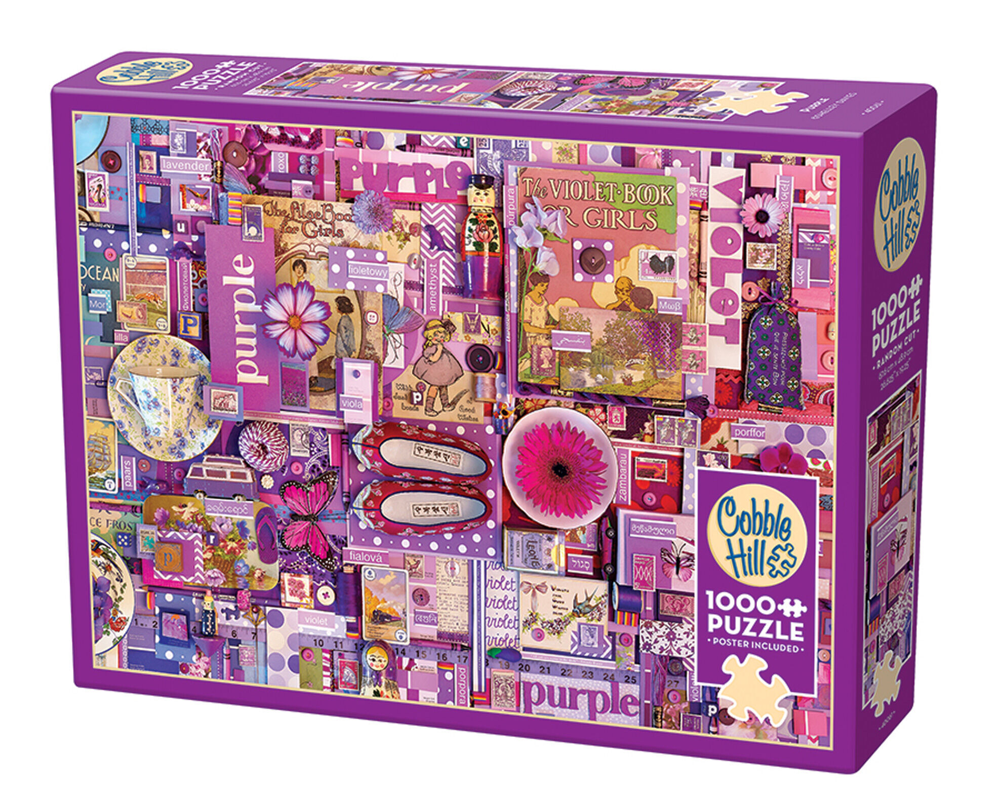 Puzzle 1000 Pomaluj mój świat na kolor fioletowy