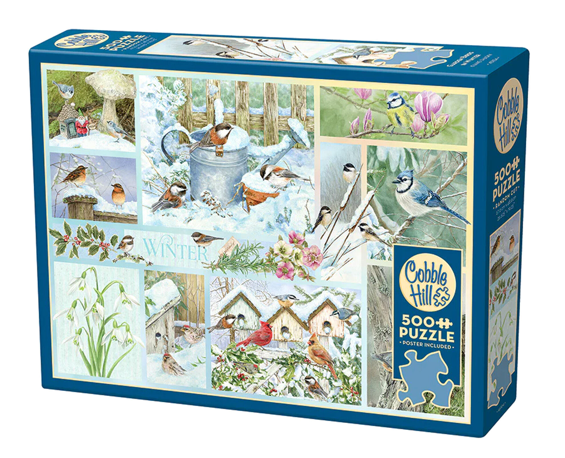Puzzle 500 Zimowe Ptaki 113077