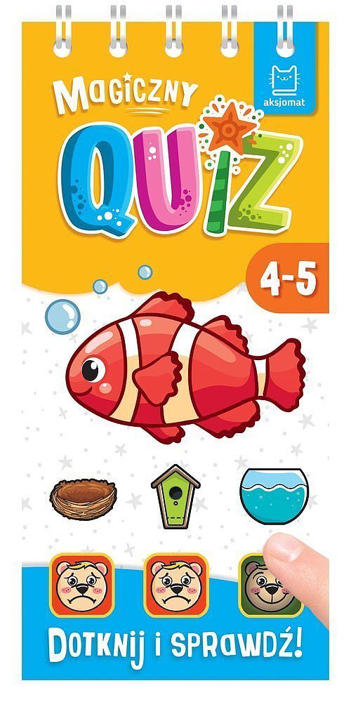 Magiczny quiz z rybką. Dotknij i sprawdź, od 4 lat