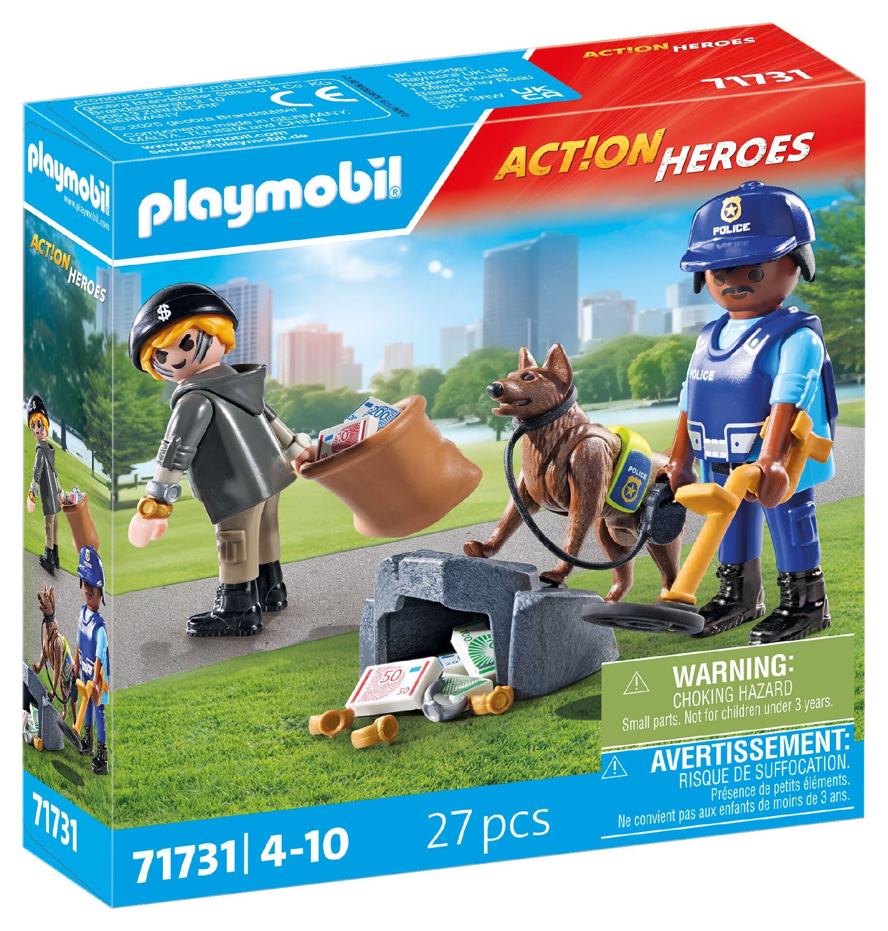 Playmobil  Pies tropiący poszukiwania śladów 71731