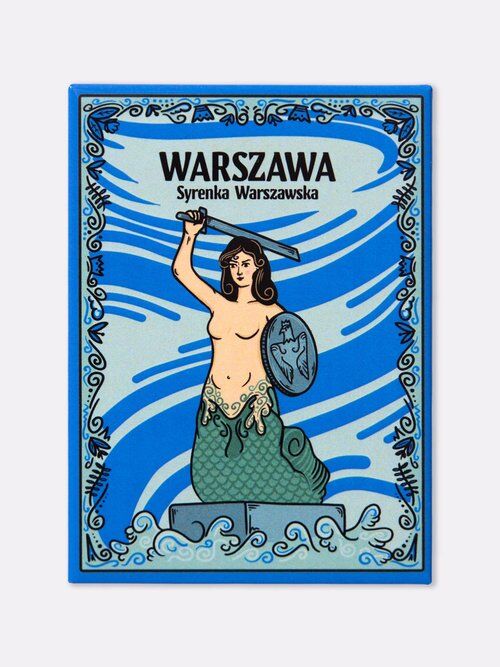 Magnes Pamiątkowy Syrenka Warszawska