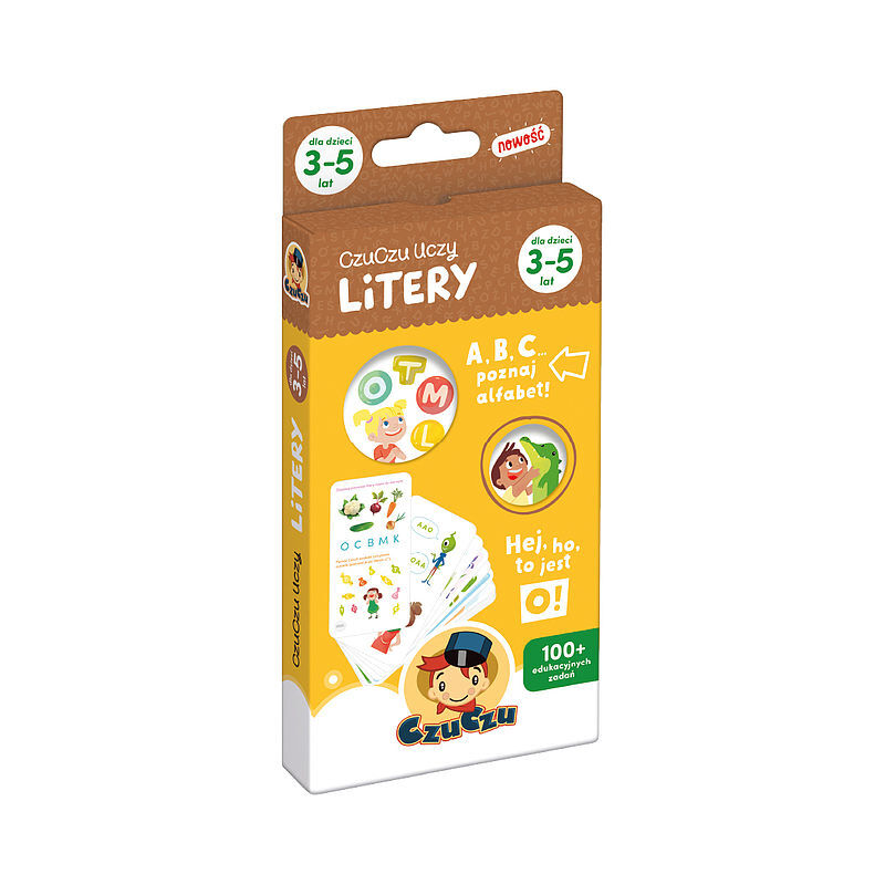 Litery 3-5 lat czuczu uczy