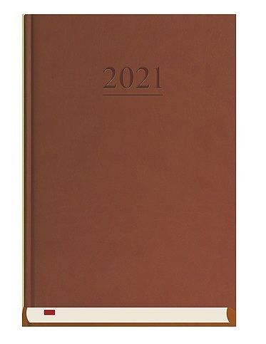 Terminarz 2021 menadżera mip ciemny brąz