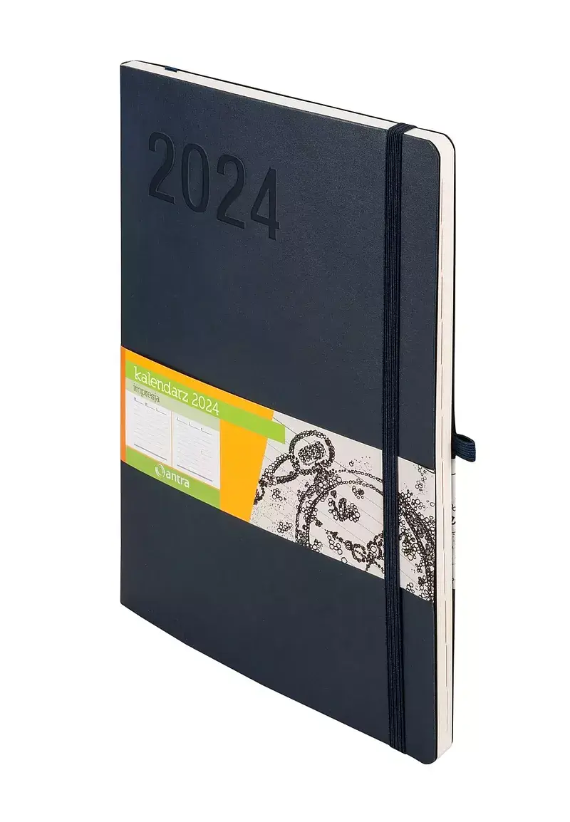 Kalendarz 2024 impresja b5 granat tdw