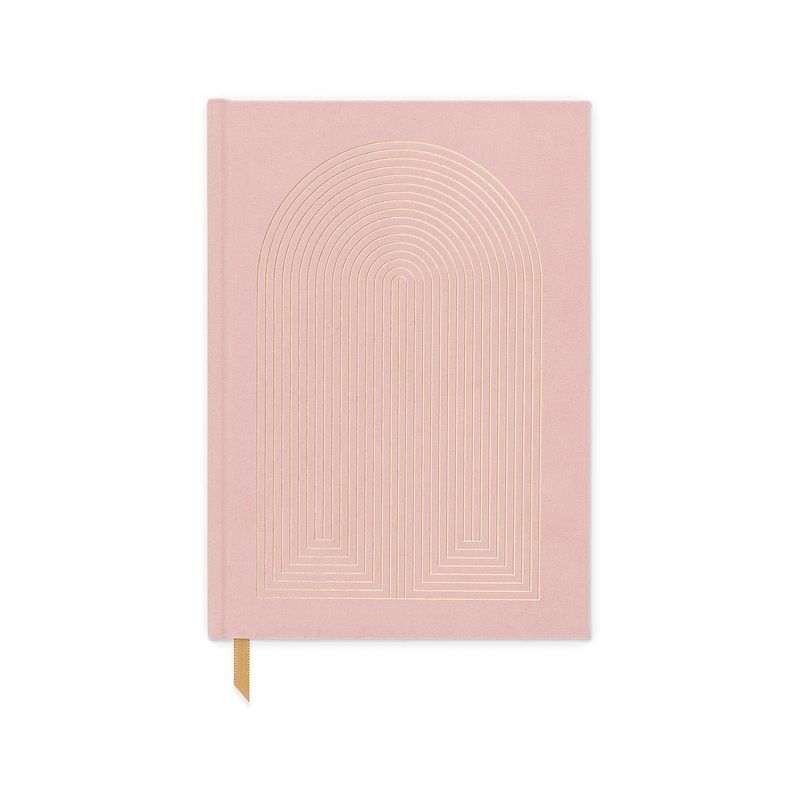 Notatnik z wegańskiego zamszu dusty pink
