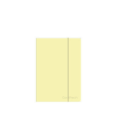 Brulion a5 z gumką coolpack pastel powder yellow