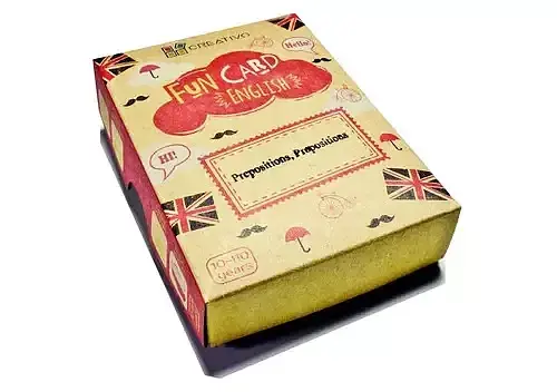 Fun Card English Prepositions, Prepositions, Prepositions..