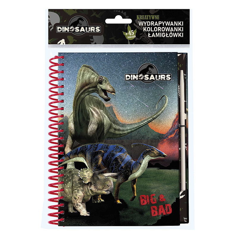 Notes z wydrapywankami dinozaur 17