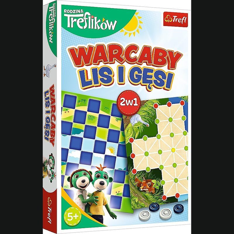Warcaby Lis i Gęsi Rodzina Treflików