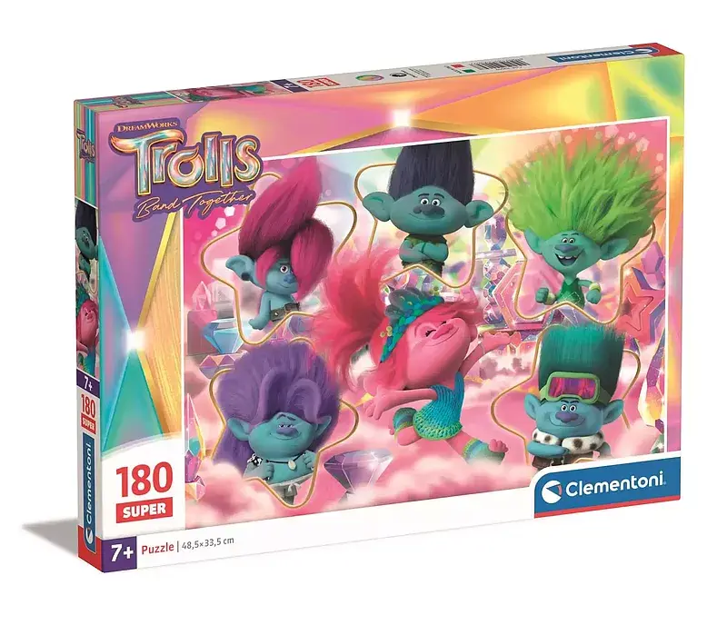 Puzzle super 180 super color trolls 3 29069