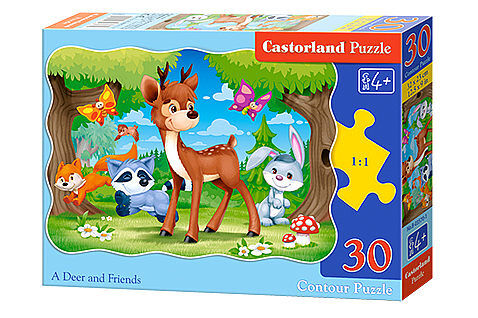 Puzzle 30 jeleń i przyjaciele