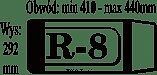 Okładka iks r-8 (50 sztuk w paczce)