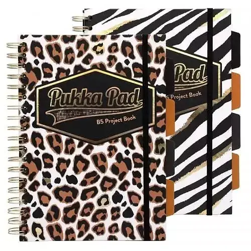 Paczka kołozeszyt pukka pad b5 project book wild linia 2 szt mix
