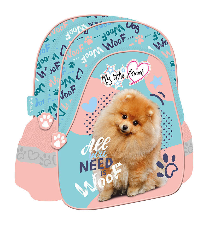 Plecak mały d1 fluffy dog my little friend
