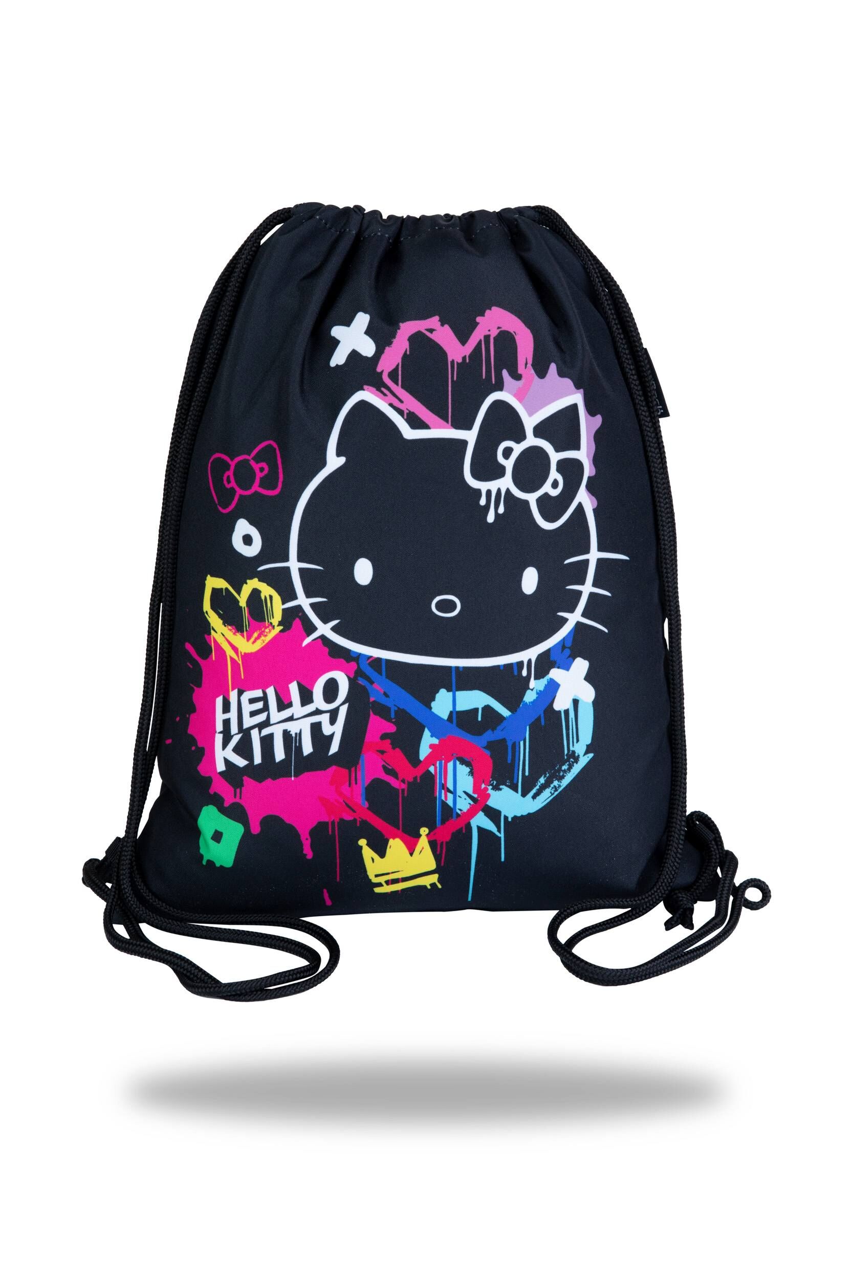Worek na buty Hello Kitty Beta Black Neon