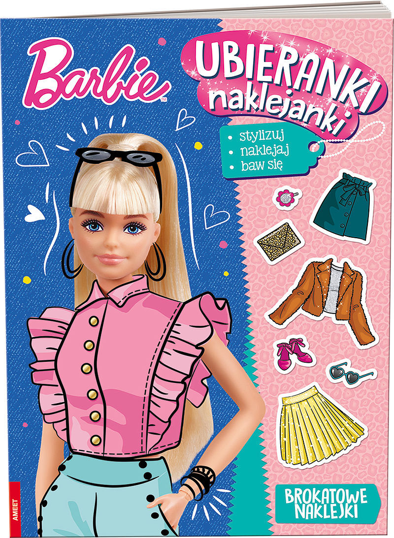 Barbie ubieranki naklejanki sdu-1106