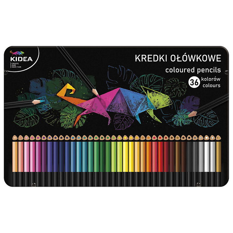 Kredki trójkątne 36 kolorów