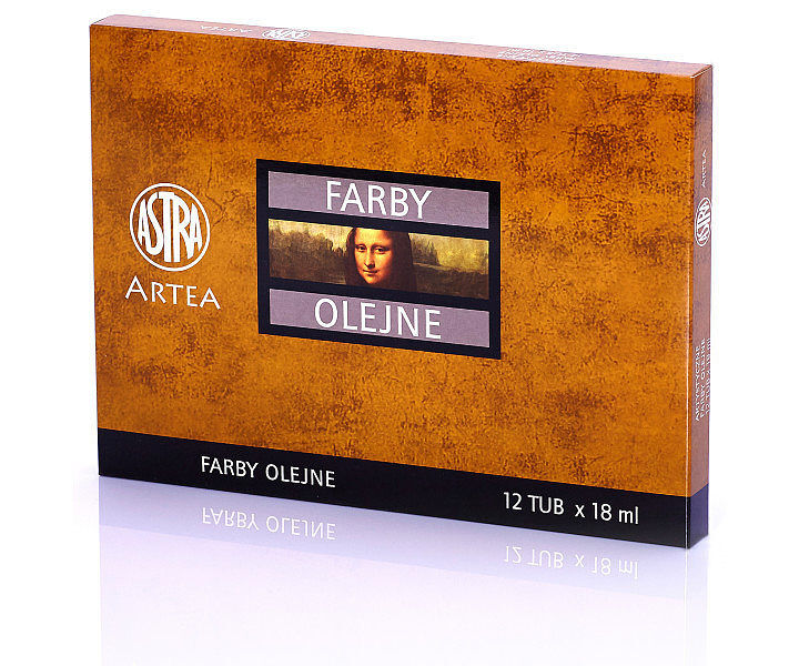 Farby olejne astra 18ml - zestaw nr 1