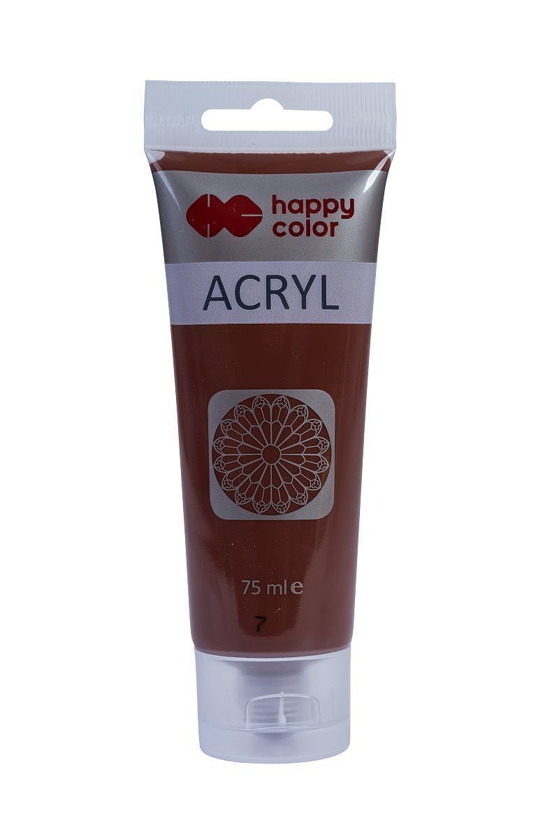 Farba akrylowa 75ml brązowy happy color