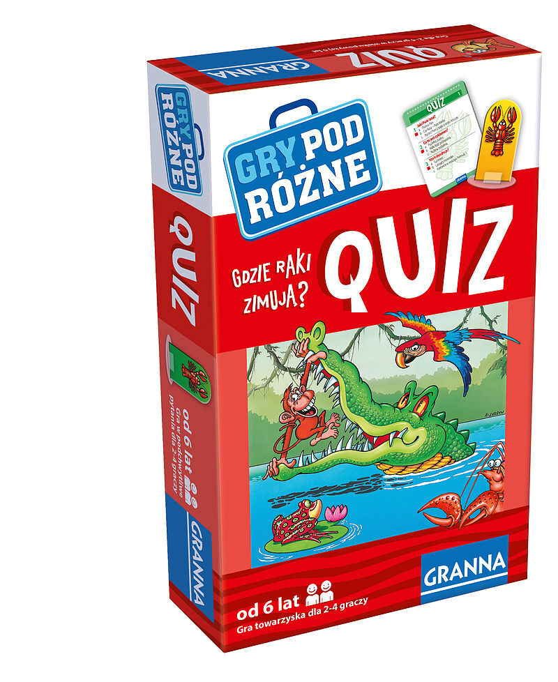 Quiz Gdzie raki zimują?