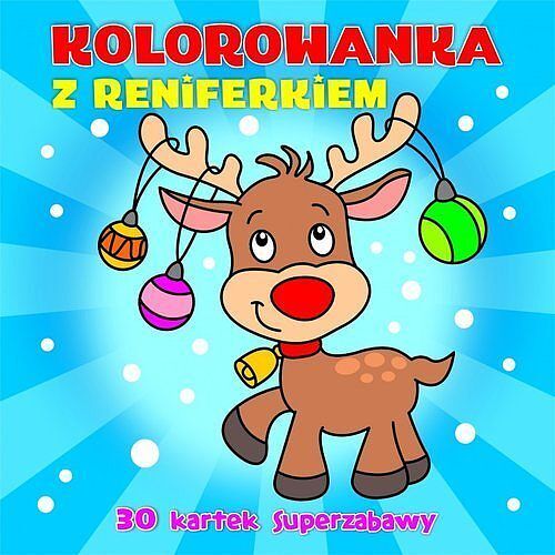 Kolorowanki z reniferkiem