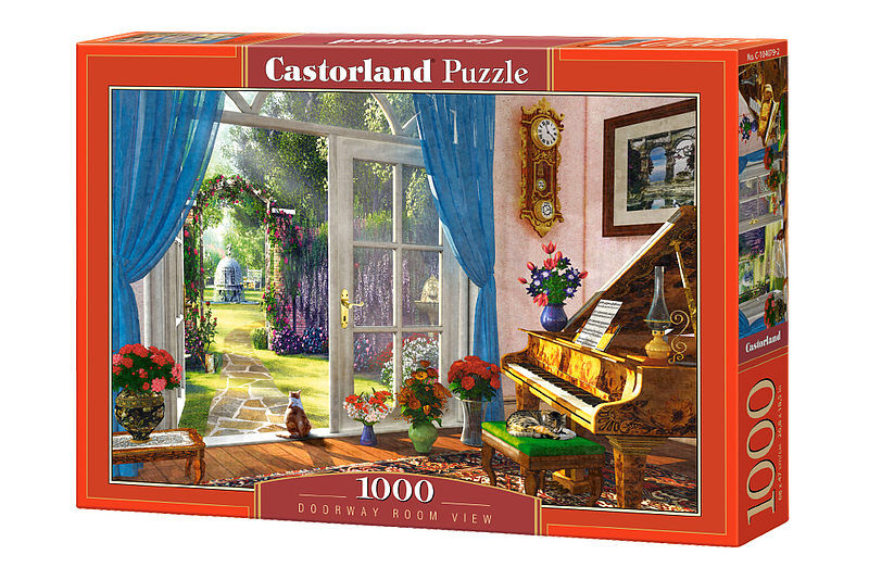 Puzzle 1000 widok pokoju w drzwiach c-104079-2