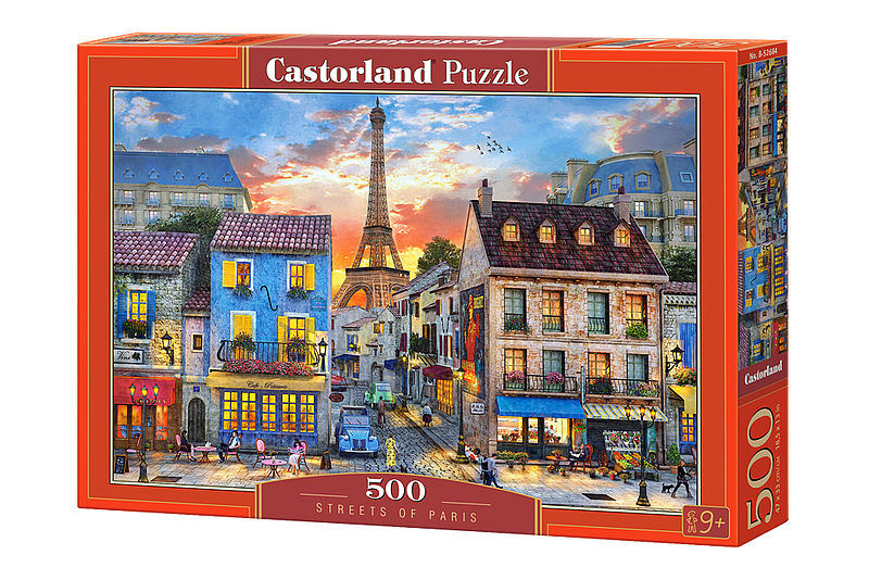 Puzzle 500 ulice paryża b-52684