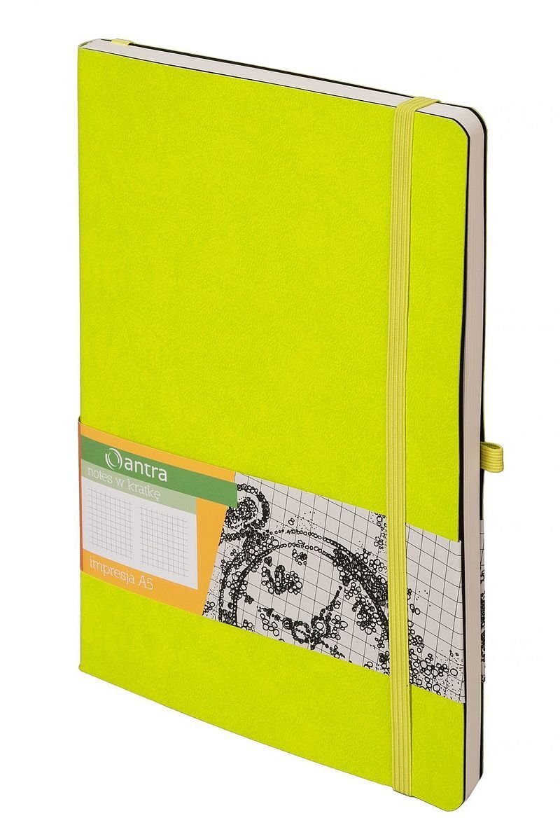 Impresja A5 notes kratka limonka