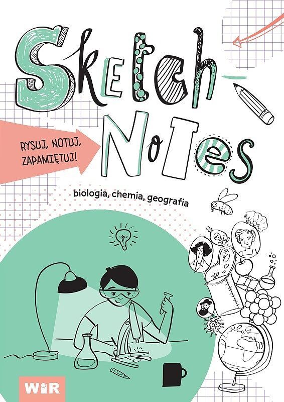 Sketchnotes biologia, chemia, geografia